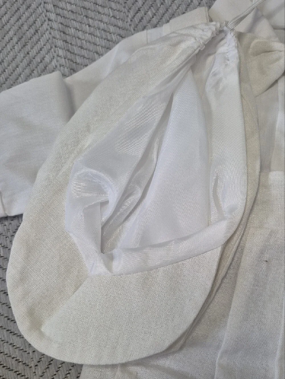 NWT Lito Boys White Christening Baptism Suspender Shirt Shorts Hat 3pcs Set 0-3M
